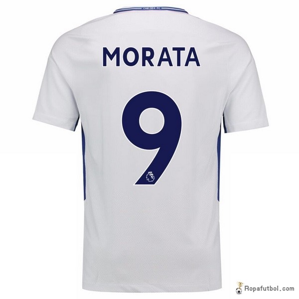 Camiseta Chelsea Replica Segunda Ropa Morata 2017/18